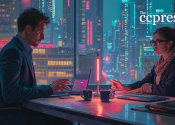 futuristic campus bitcoin trade