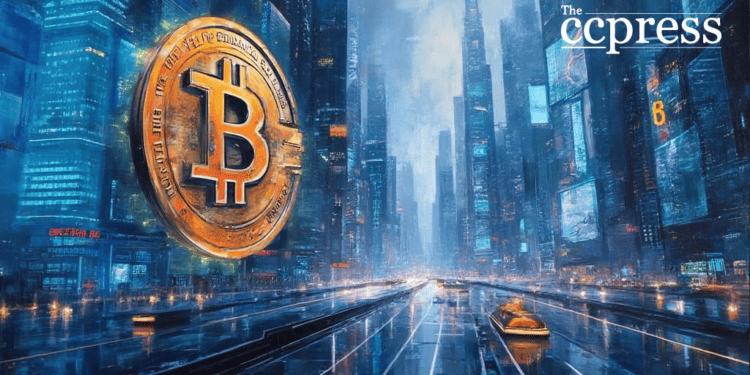 futuristic city bitcoin ethereum