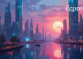 futuristic city ethereum euro