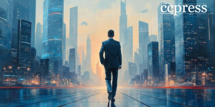 futuristic cityscape artwork