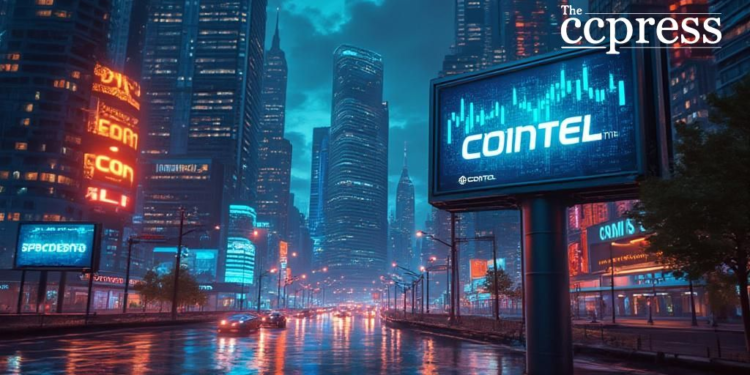 futuristic cityscape cointel