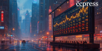 futuristic cityscape crypto art