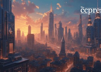 futuristic cityscape eth acquisition