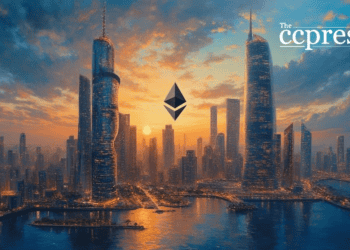 futuristic cityscape ethereum