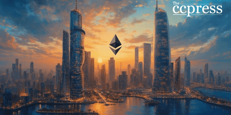 futuristic cityscape ethereum