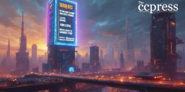 futuristic cityscape metaplanet btc