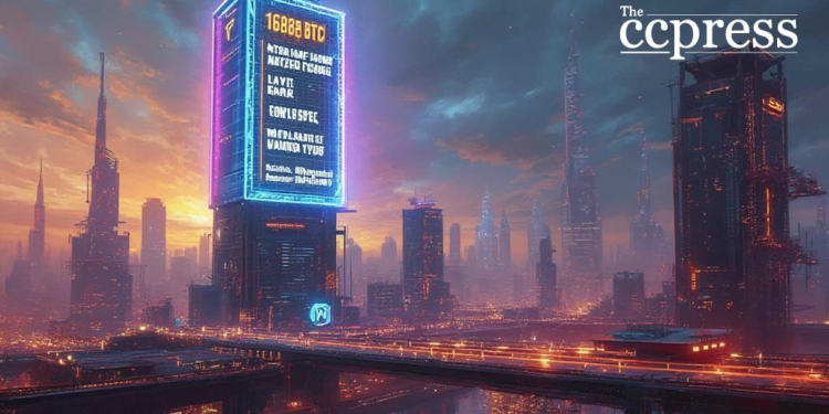 futuristic cityscape metaplanet btc