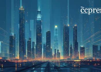 futuristic cityscape nightscape
