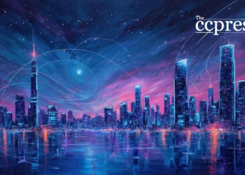 futuristic cityscape partnership