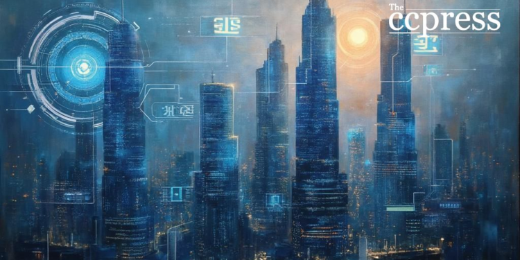 futuristic cityscape triumph