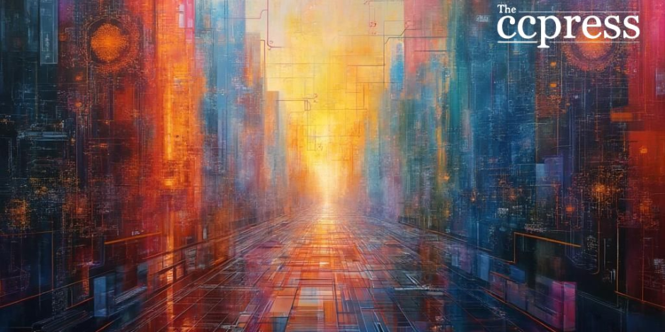 futuristic finance landscape