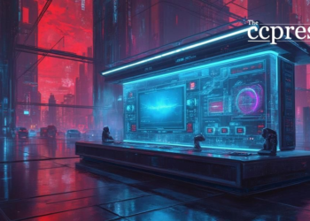futuristic gaming console painting