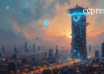 futuristic metaplanet cityscape