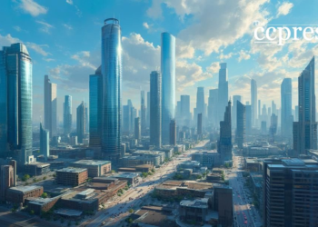 futuristic metropolis chainlink