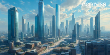 futuristic metropolis chainlink