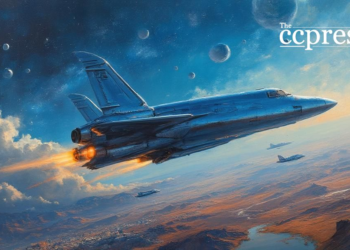 futuristic spaceport blue origin