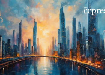 futuristic urban progress scape