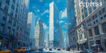 futuristic wall street ethereum