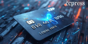 futuristic xrp credit card art