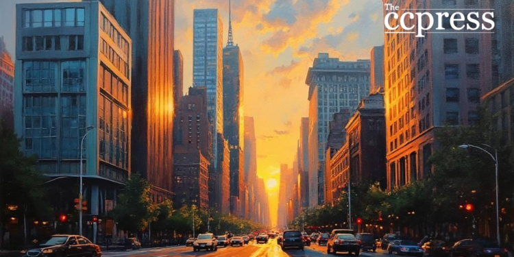 golden hour financial district