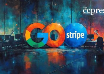google circle stripe oil art