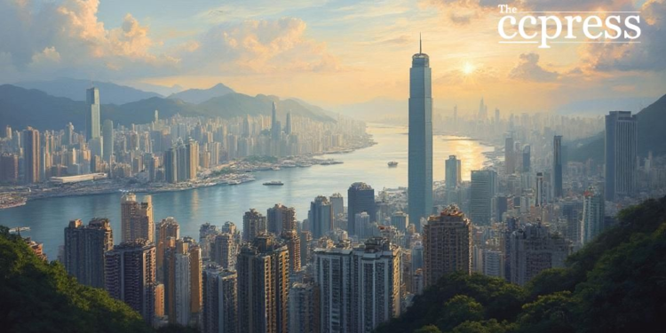 hong kong cityscape ambition