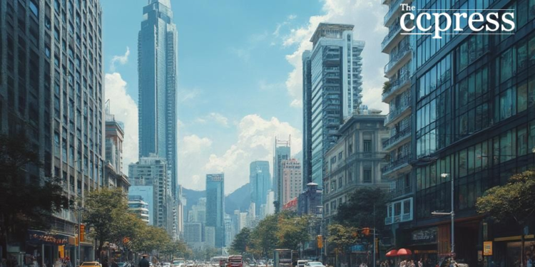 hong kong financial district art
