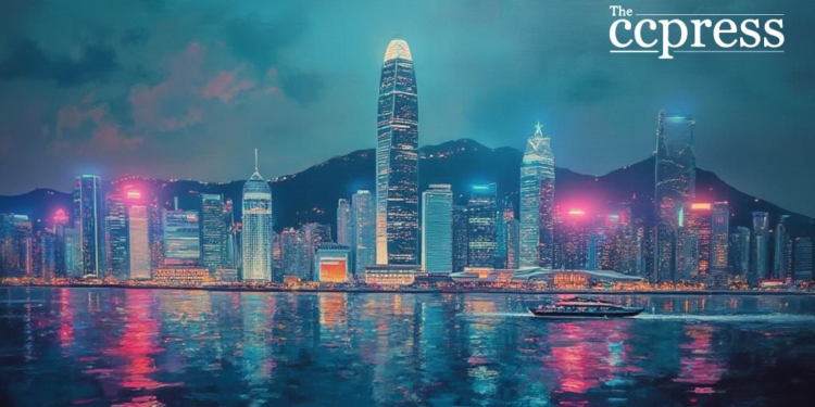 China Plans Yuan Stablecoin to Challenge US Dollar 19 hong kong futuristic skyline