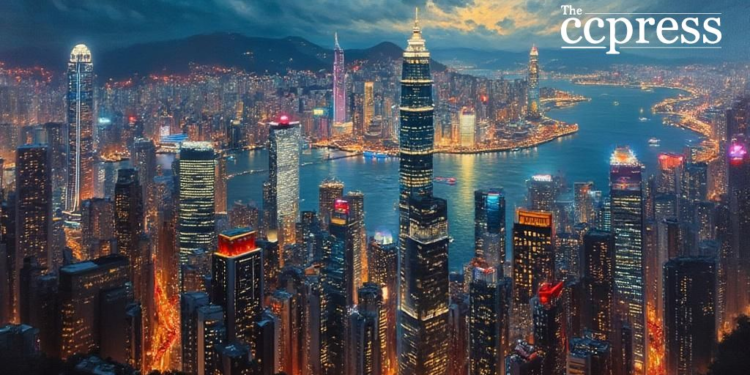 hong kong vibrant cityscape