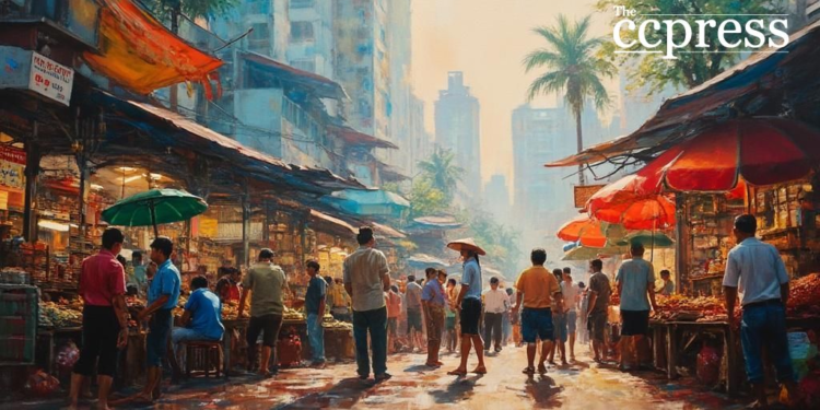 indonesian market exchange art