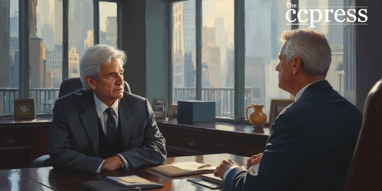 jamie dimon blockchain discussion
