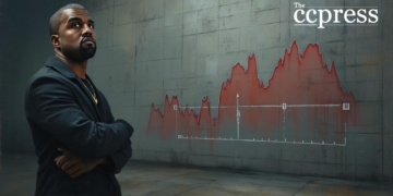 kanye west stock fall painting