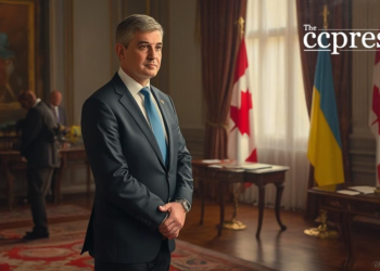 mark carney ukraine visit oil painting