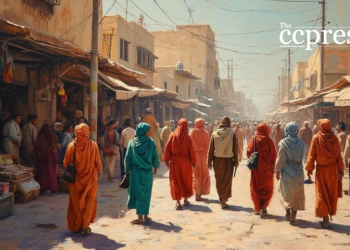 middle eastern market painting