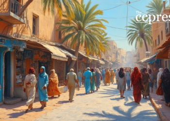 middle eastern street painting