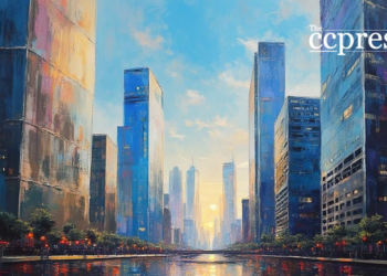 modern cityscape growth innovation