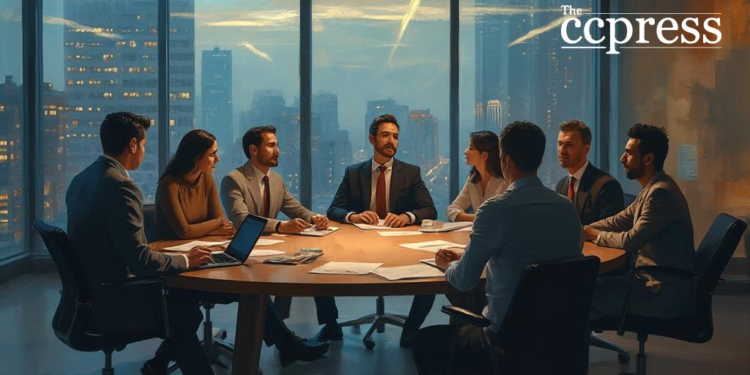 modern office crypto discussion