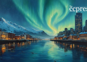 norway financial cityscape art