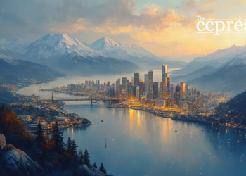 norway skyline bitcoin dawn
