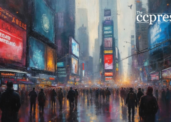 oil painting intense markets