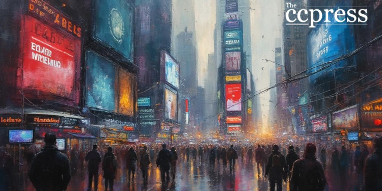 oil painting intense markets