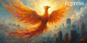 phoenix ada rising oil painting