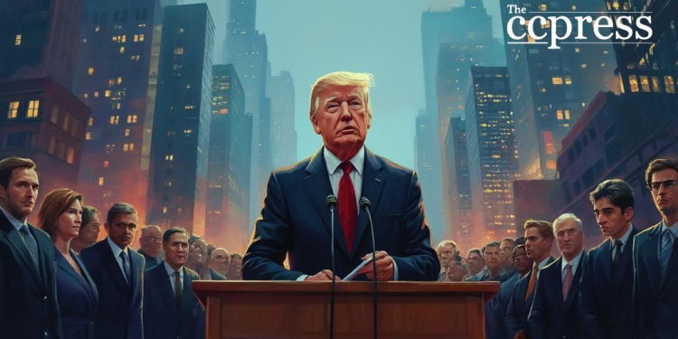 politician crypto conference art