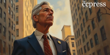powell financial optimism art