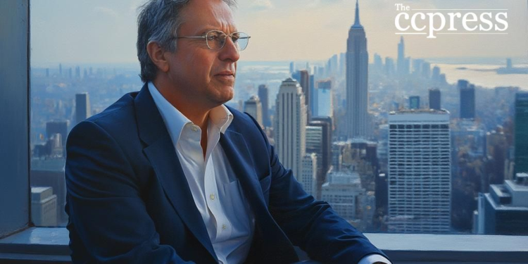 rick rieder cityscape oil painting