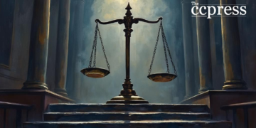 ripple sec courtroom oil painting