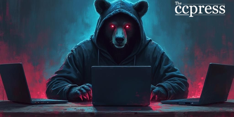 shadow hacker bear painting