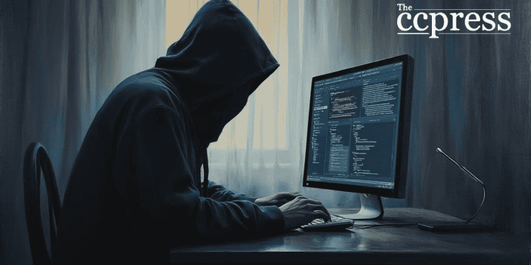 shadowy figure crypto threats