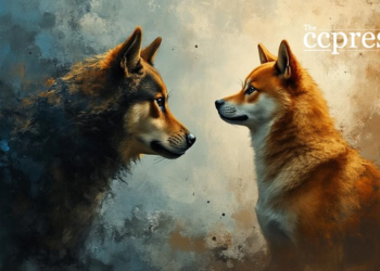 shiba inu inner conflict art