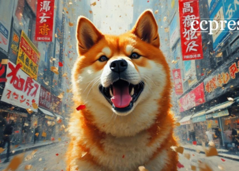 shiba inu urban election scene